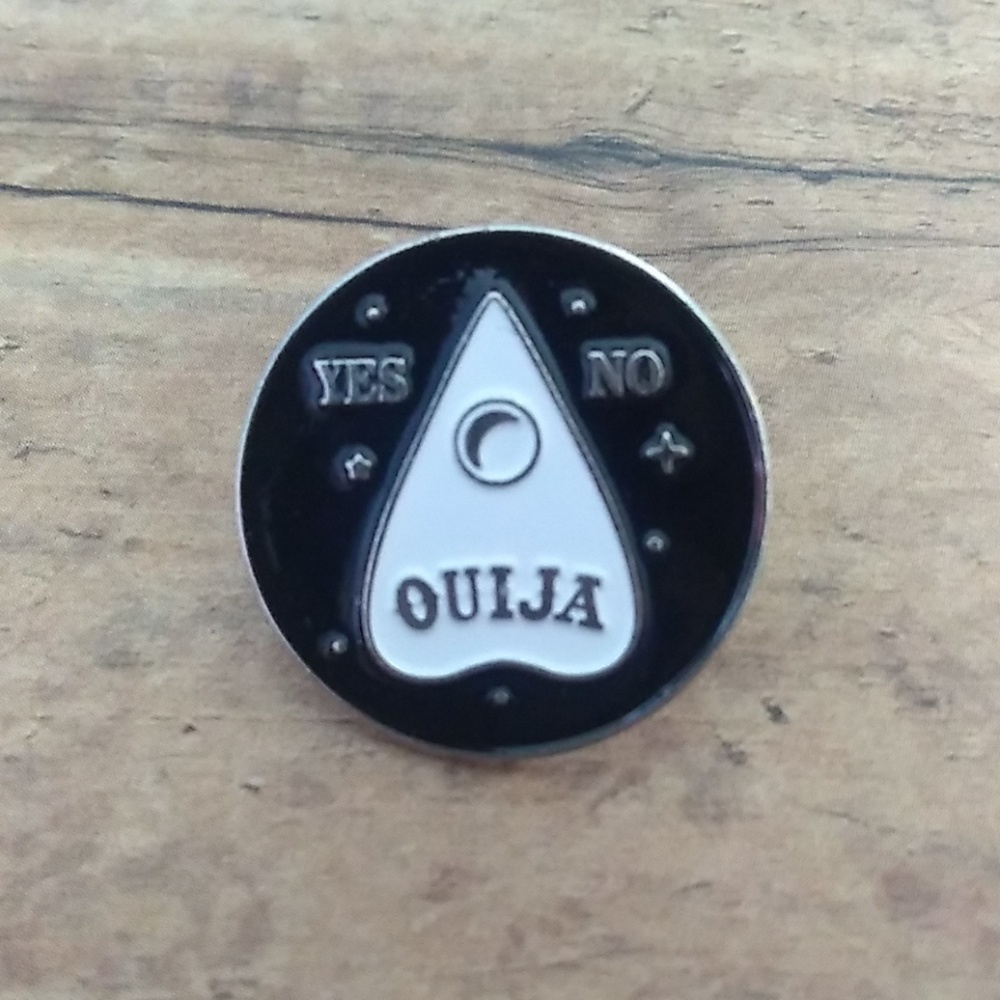 Yes No Ouija Enamel Pin